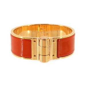 HERMES Red Charm Bracelet